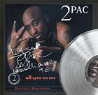 2pac Framed Black Wood Reproduction Signature Platinum Lp Record Display