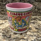 Vintage Circus Circus Las Vegas Carousel Mug Pink Interior Casino Souvenir Cup