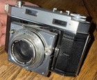 Ansco Karomat 35mm Film Bellows Camera Karat Xenon 1 2 50mm Lens Cover And Case