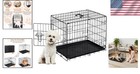 Portable 24 4 Inch Dog Kennel With Easy-clean Tray - Ideal For Small Breeds