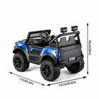 12v Kids Electric Ride On Car  2 Motors  Remote Control  Led Lights  Music
