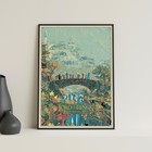 Lotr Minimalist Earth Map Poster  Tolkien Wall Art  Fantasy Decor Gift