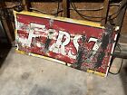 First National Stores Porcelain Sign Retail Grocery Advertisement Ephemera