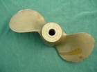 Vintage Michigan Brass 2 Blade 8  Propeller Ajc 176 552s Old Brass Boat Prop
