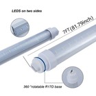 6 Pack 7ft 60w Led Tube R17d T12 ho rdc Base F84t12 d ho For Double Sided Signs