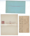 Three Different Early Great Britain Postal Cards  One Used From Chippenham