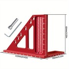 Precision Multi-angle Ruler With 1mm Minimum Division And 155mm Max Scale