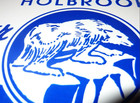 Vintage Polar Brand Holbrook Ice Cream   Bear 17  Porcelain Metal Dairy Gas Sign