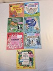 Vintage Walt Disney 24 Page Book With 33 3 Long Playing  Record- Set Of 7- As Is