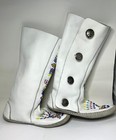 Native American - Vintage Handmade Leather Taos Powwow Moccasin Boots