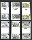 Falkland Islands 1989 Mnh Cape Horn Sailing Ships Sg 567 82 Gutter Pairs
