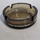 Vintage Kanterbrau Beer Biere Pub Ashtray Advertising Glass 4 1 4  Diameter