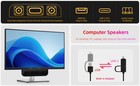 Computer Speakers For Desktop Pc Monitor Small Usb Powered Soundbar