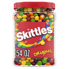 Skittles Chewy Candy Bulk Jar  Resealable  Original Fruity Candy 54 Oz 