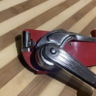 Vintage Dazey Model 80 Wall Mount Can Opener Chrome Red Knobs No Mount