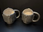 2x Mandalorian Helmet Mugs     Bioworld Star Wars Lucasfilm     New Unused