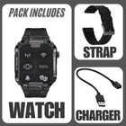 Mens Smart Watch Call  With Bluetooth  Gps  Fitness Tracker  Health Monitor