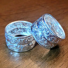 Gorham Silver Plate Napkin Rings Set Of 2 With Box