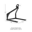 Titan Attachments 32in Steel Tele-boom Pallet Carrier  2in X 2in Fork Tubing