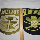 The Walking Dead Sew On Patches Rick Grimes Lucille Twd Lot Of 2 New