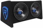 Rockville Rv10 2b 1000w Dual 10  Car Subwoofer Enclosure mono Amplifier amp Kit