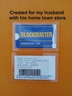 Blockbuster Membership Card   original   Customize With Your Name And Store Info