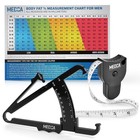 Body Fat Caliper And Measuring Tape For Body - Skinfold Calipers And Body Fat   