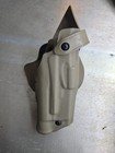 Safariland Glock 17   Glock 22 Tan Duty Holster With Belt Paddle Clip Rh