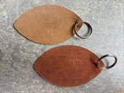 Lot 2 Wilson Leather Football Key Chain Nfl Wilson Leather Football Keyring
