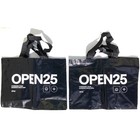 2 Ebay Logo Branded Large Black Folding Tote Bags Double Handle Ebay Open 2025