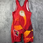 Vintage Brute Wrestling Singlet Team Indiana Usa 2005 Adult Large Red