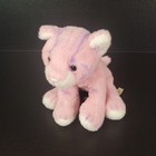 Russ Yomiko Dreamers Pink Tabby Cat Purple Striped 5 Inch Plush Stuffed Animal 
