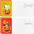 Hallmark Peanuts Halloween Card Assortment  24 Cards With Envelopes 