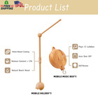 Crib Mobile Arm With Music Box 32 5 Inch Crib Mobile Stand wooden Mobile Arm For