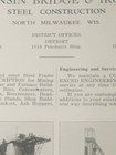 1928 Vintage Print Ad Wisconsin Bridge   Iron Company Milwaukee Mine Mining