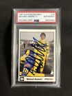 1987 Ppg A   S Indy Car Michael Andretti Signed Autograph Psa Authentic Auto