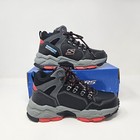 Skechers Drollix  black charcoal  Kids Waterproof Boots   406420l   Size 3