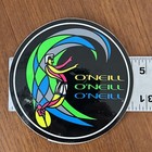 Vintage 80   s O   neill Wetsuits Surf Shop 4 5    Decal Sticker Surfing  Surfer Neon