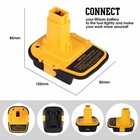 Adapter For Dewalt For Milwaukee 18v Li-ion Battery Convert To For Dewalt Ni-cad