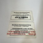 Vintage Blockbuster Video Membership Card Blue Yellow White  Not Laminated  Rare