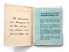 Very Small Vintage Pull-out Brochure  hotel Ritz - Lisboa  W  Map Of City     