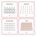 Yeswelder 110pcs Pt31 Plasma Cutting Consumables For Cut-45 50 Mct-520 Ct-520