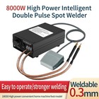 8000w Mini Spot Welder Machine Diy Kit 18650 Battery Welding Pen With Foot Pedal