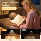 Usb Rechargeable 20 Led Clip-on Book Light With Adjustable Brightness And Colors