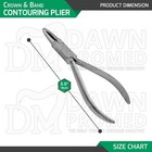 Dental Crown Contouring Plier 5 5  Orthodontic Utility Band Reshaping German Gr