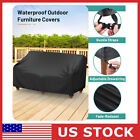 Patio Furniture Covers 4 Piece Set  Heavy Duty Waterproof Black Furniture Cover