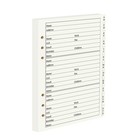 Large Print Address Book Refill Pages With Alphabetical Tabs  600 Contacts  A5 6