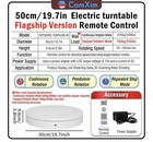 Platform Photography Turntable Motorized Lazy Susan Base Giratoria Para