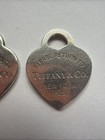  2  Return To Tiffany Small Heart Tag Pendant Or Charm In Sterling Silver
