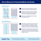 Window Shades - Cordless Mini Blinds Ajustabel To 64  Long - 23  Wide - 43 Inch